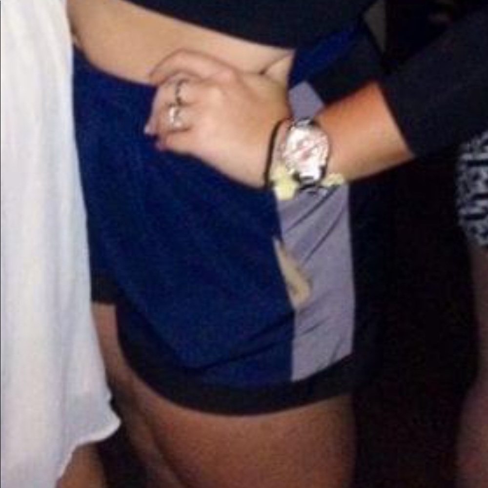 Bcbg Generation High Waisted Color Block Shorts - image 5